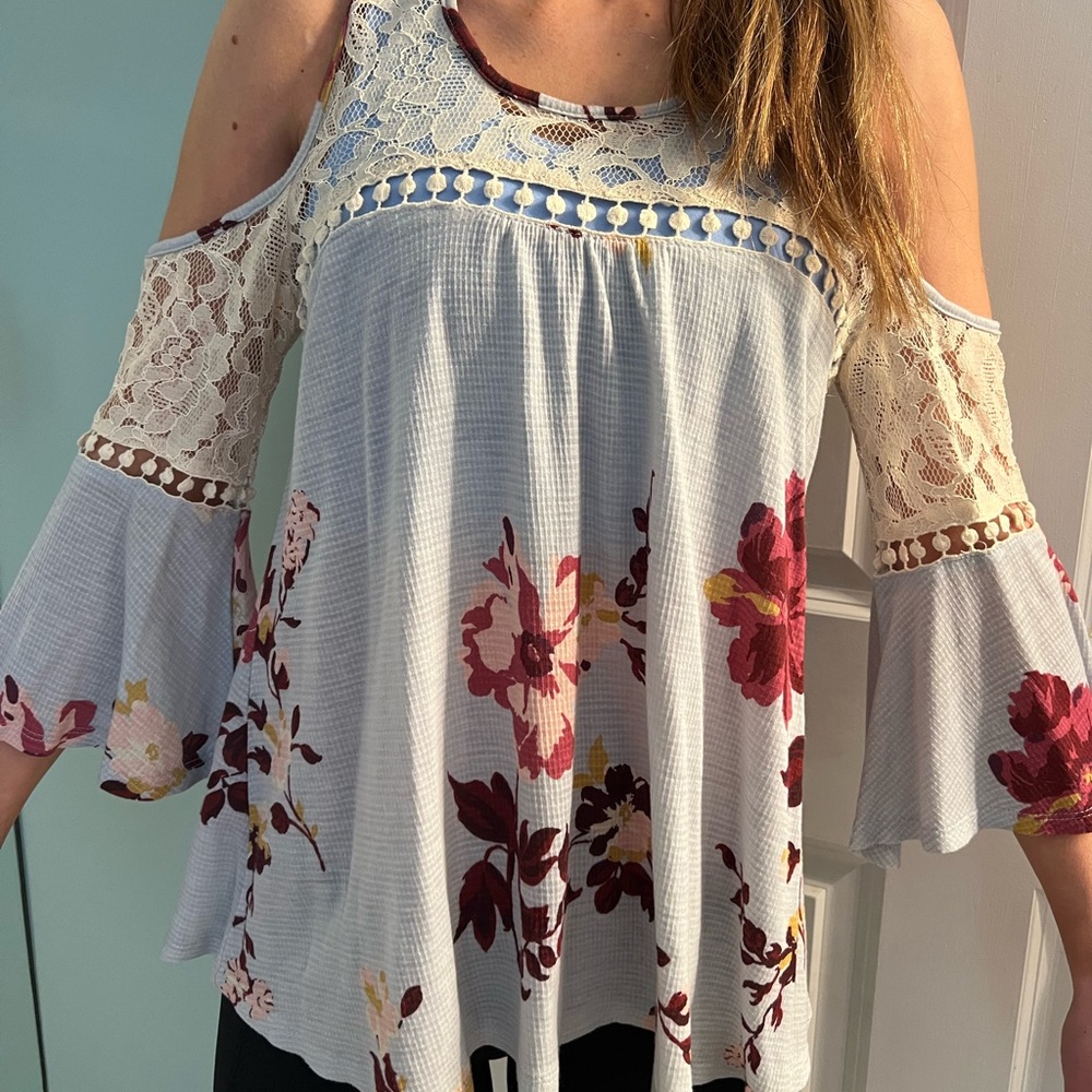 Buckle daytrip blue top